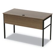 PRODUCTS | Linea Italia Urban Series 47.25 in. x 23.75 in. x 29.5 in. Desk Workstation - Natural Walnut