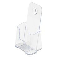 DESK SHELVES | Deflecto 4.25w x 3.25d x 7.75h Leaflet Size DocuHolder for Countertop/Wall-Mount - Clear