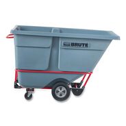 CLEANING CARTS | Rubbermaid Commercial 1 cu yd BRUTE DURATILT Frame Tilt Truck Standard Duty 1200 lb Capacity Gray