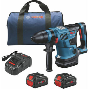 POWER TOOLS | Bosch GBH18V-34CQB24 18V PROFACTOR Brushless Lithium-Ion 1-1/4 in. Cordless SDS-Plus Bulldog Rotary Hammer Kit with 2 Batteries (8 Ah)
