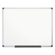 PRODUCTS | MasterVision Value 72 in. x 48 in. Lacquered Steel Dry Erase Board - White Surface/Satin Aluminum Frame