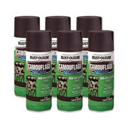 OFFICE AND OFFICE SUPPLIES | Rust-Oleum 12 oz. Aerosol Can Camouflage Spray Paint - Flat Earth Brown (6/Carton)