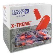 EAR PLUGS | Howard Leight by Honeywell XTR1 X-TREME 32 dB Uncorded Disposable Earplugs - One Size Fits Most Orange (2000/Carton)