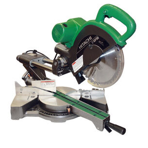 OTHER SAVINGS | Factory Reconditioned Hitachi 10 in. Sliding Dual Compound Miter Saw