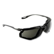 EYE PROTECTION | 3M Virtua CCS Protective Eyewear with Foam Gasket - Black/Gray Plastic Frame Gray Polycarbonate Lens