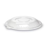 PRODUCTS | WNA 12 in. x 1.5 in. Caterline Pack n' Serve Plastic Dome Lids - Clear (25/Carton)