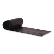 TRASH WASTE BINS | Boardwalk X7658AKKR01 38 in. x 58 in. 60 gal. 1.5 mil Reprocessed Resin Perforated Roll Can Liners - Black (100/Carton)