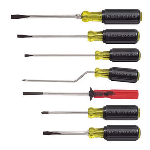 HAND TOOL SETS | Klein Tools 7-Piece Multi-Application Screwdriver Kit with Cushion-Grip Handles and Tip-Ident