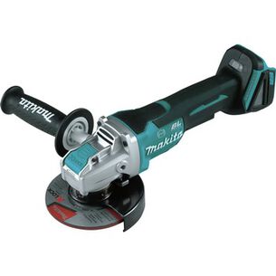 GRINDERS | Factory Reconditioned Makita 18V LXT X-LOCK Paddle Switch Brushless Lithium-Ion 4-1/2 in. / 5 in. Cordless Angle Grinder with AFT (Tool Only)