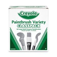 ARTS AND CRAFTS | Crayola Large Variety Paint Brush Classpack (36/Set)