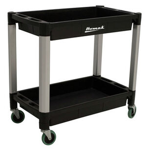 PRODUCTS | Homak 30 in. x 16 in. 2-Shelf Utility Cart