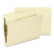 FILE FOLDERS | Smead 14595 1.5 in. Top Tab Manila Expansion 2-Fastener Folders - Letter Size/Manila Exterior (50/Box)