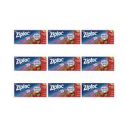 FOOD SERVICE | Ziploc 9.5 in. x 2.63 in. x 10.56 in. Gallon Slider Storage Bags - Clear (9/Carton)