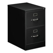 OFFICE FILING CABINETS AND SHELVES | Alera 18 in. x 25 in. x 28.38 in. Economy Vertical File with 2 Legal Size File Drawers - Black