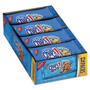 SNACKS | Nabisco 1.4 oz. Pack Chips Ahoy Cookies Chocolate Chip (12/Box)