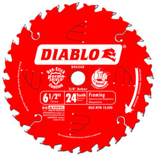 | Diablo 6-1/2 in. 24 Tooth Framing Saw Blade