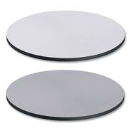OFFICE DESKS AND WORKSTATIONS | Alera 35.5 in. Diameter Round Reversible Laminate Table Top - White/Gray