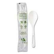 CUTLERY | World Centric TPLA Compostable Cutlery Soup Spoon - White (750/Carton)