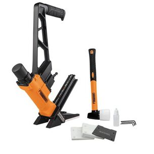 PRODUCTS | Freeman 2nd Generation 18 Gauge 1-3/4 in. Pneumatic L-Cleat Flooring Nailer with Fiberglass Mallet