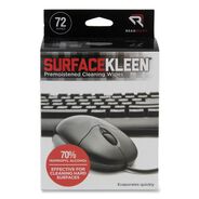 PRODUCTS | Read Right SurfaceKleen 5 in. x 5 in. Individual Foil Packets Premoistened Alcohol Cleaning Wipes - Unscented White (72/Box)