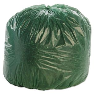 PRODUCTS | Stout by Envision Controlled Life-Cycle 33 in. x 40 in. 1.1 mil. 33 Gallon Plastic Trash Bags - Green (40/Box)