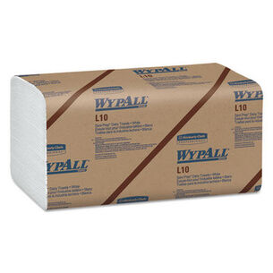 PRODUCTS | WypAll L10 SANI-PREP 2-Ply Banded 9.3 in. x 10.5 in. Dairy Towels - Unscented, White (200/Pack, 12 Packs/Carton)