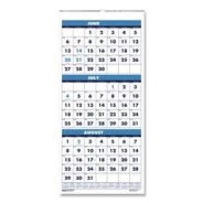 CALENDARS AND PLANNERS | House of Doolittle 14-Month: June 2025 to July 2026 8 in. x 17 in. Academic Year Recycled Three-Month Format Wall Calendar - White Sheets