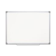 WHITE BOARDS | MasterVision Earth Silver 48 in. x 36 in. Easy Clean Magnetic Dry Erase Boards - White Surface/Satin Aluminum Frame