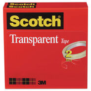 TAPES AND ADHESIVES | Scotch 0.5 in. x 72 yds 3 in. Core Tape - Transparent (2/Pack)