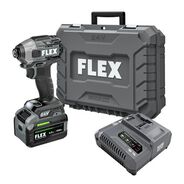 PRODUCTS | FLEX FX1371A-1H 24V Stacked Lithium Advantage Brushless 1/4 in. Cordless Quick Eject Hex Impact Driver with Multi-Mode Kit (6 Ah)