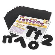OFFICE AND OFFICE SUPPLIES | TREND 4 in. Tall Ready Letters Casual Combo Set - Black Characters (182/Set)