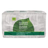 PAPER AND DISPENSERS | Seventh Generation 100% Recycled 11-1/2 in. x 12-1/2 in. 1-Ply Napkins - White (250/Pack)