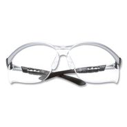 EYE PROTECTION | 3M 11376-00000-20 BX Molded-In 2.5plus Diopter Strength Safety Glasses - Silver/Black Frame, Clear Lens