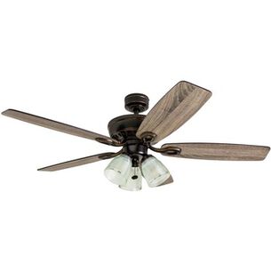CEILING FANS | Prominence Home 52 in. Marston Traditional Indoor LED Ceiling Fan with Light - Bronze