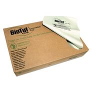PRODUCTS | Heritage Y7658TE R01 38 in. x 58 in. 0.9 mil 60 gal. Biotuf Compostable Can Liners - Green (100/Carton)