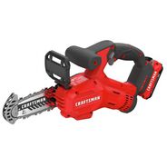CHAINSAWS | Factory Reconditioned Craftsman V20 Brushed Lithium-Ion Cordless Pruning Chainsaw Kit (2 Ah)