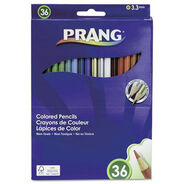 PENS PENCILS AND MARKERS | Prang X22360 3.3 mm 2B Colored Pencil Sets - Assorted Lead/Barrel Colors (36/Set)