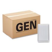 FOOD SERVICE | GEN 14.44 in. x 7.88 in. x 1.37 in. #15P Meat Trays - White (200/Carton)