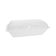 PRODUCTS | Pactiv Corp. 9.75 in. x 5 in. x 3.25 in. Foam Hinged Lid Containers - White (560/Carton)
