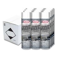 FURNITURE CLEANERS | Claire 15 oz. Aerosol Spray Stainless Steel Polish and Cleaner - Lemon Scent (12/Carton)