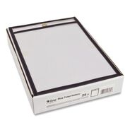 BINDERS AND BINDING SUPPLIES | C-Line Super Heavy-Duty Top Load 5 in. x 8 in. Insert Stitched Shop Ticket Holders - Clear Front, Black Border (25/Box)