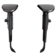 OFFICE AND OFFICE SUPPLIES | Safco 3.5 x 10.5 x 14 Adjustable T-Pad Arms for Alday and Vue Series Task Chairs and Stools - Black (1-Pair)