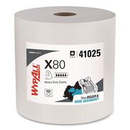 PRODUCTS | WypAll 12.4 in. x 12.2 in. Power Clean Jumbo Roll X80 Heavy Duty Cloths - White (475/Roll)
