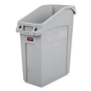 FACILITY MAINTENANCE SUPPLIES | Rubbermaid Commercial 2026695 Slim Jim 13 gal Polyethylene Under Counter Container - Gray