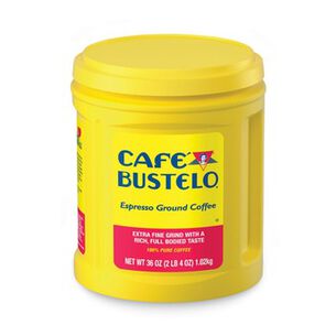 FOOD AND SNACKS | Cafe Bustelo 36 oz. Canister Espresso Ground Coffee