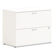 OFFICE CARTS AND STANDS | HON Mod 36 in. x 20 in. x 29 in. Lateral File with 2 Legal/Letter-Size Drawers - Simply White