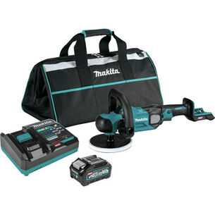 SANDERS AND POLISHERS | Makita 40V max XGT Brushless Lithium-Ion 7 in. Cordless Polisher Kit (4 Ah)