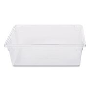 FOOD SERVICE | Rubbermaid Commercial 12.5 Gallon 26 in. x 18 in. x 9 in. Plastic Food/Tote Boxes - Clear