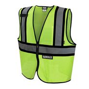 SAFETY VESTS | Dewalt Class 2 Contrasting Trim Economy Mesh Vest - Green - XL