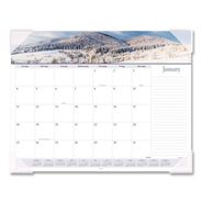 PAPER AND PRINTABLES | AT-A-GLANCE 12-Month: Jan 2026 to Dec 2026 22 in. x 17 in. Landscape Photography Panoramic Desk Pad - White Sheets, Clear Corners
